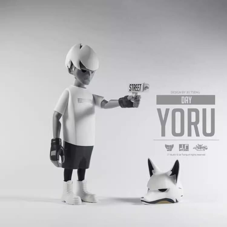 J.T STUDIO 1/8 Yoru Fluorescent Fox Vinyl WF SHANGHAI 会場限定 白
