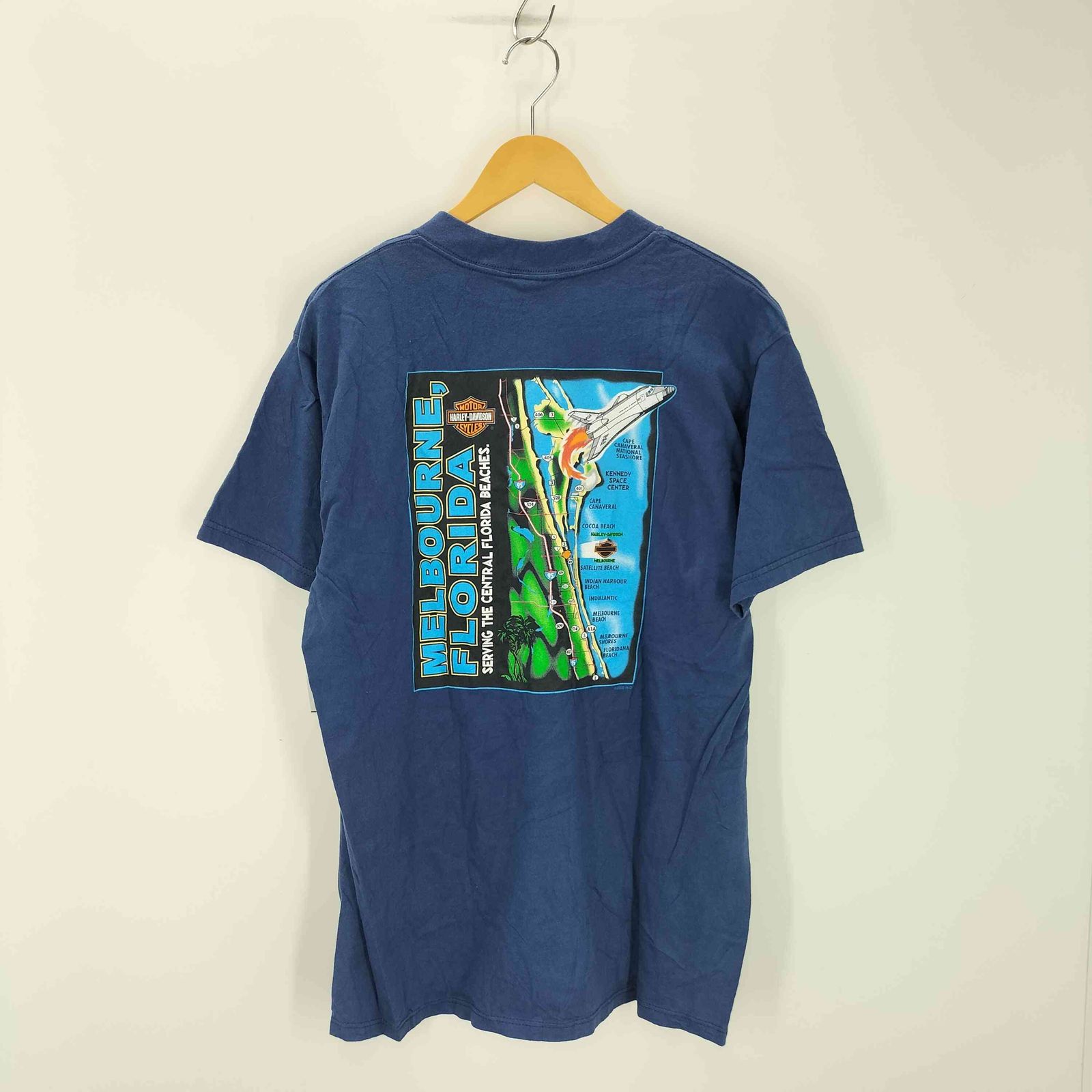 ハーレーダビッドソン HARLEY-DAVIDSON 00s USA製 イーグルロゴ 両面