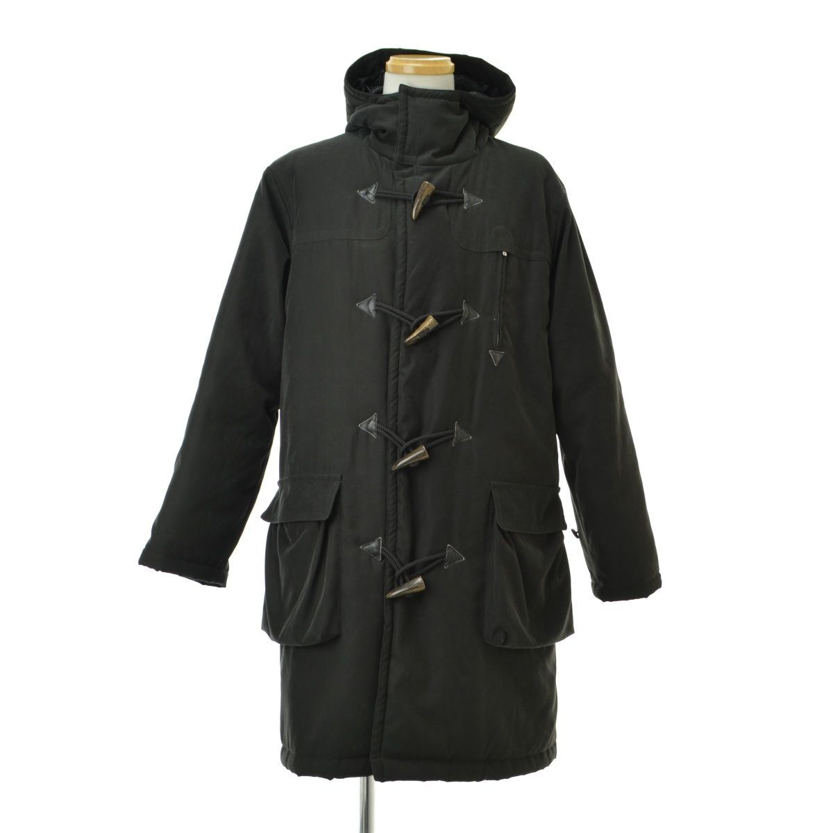 【美品】ヘッドポータープラス　シンサレートダッフルコート　ブラック　中綿 HEADPORTERPLUS】3XDRY シンサレート中綿ダッフルコート - メルカリ