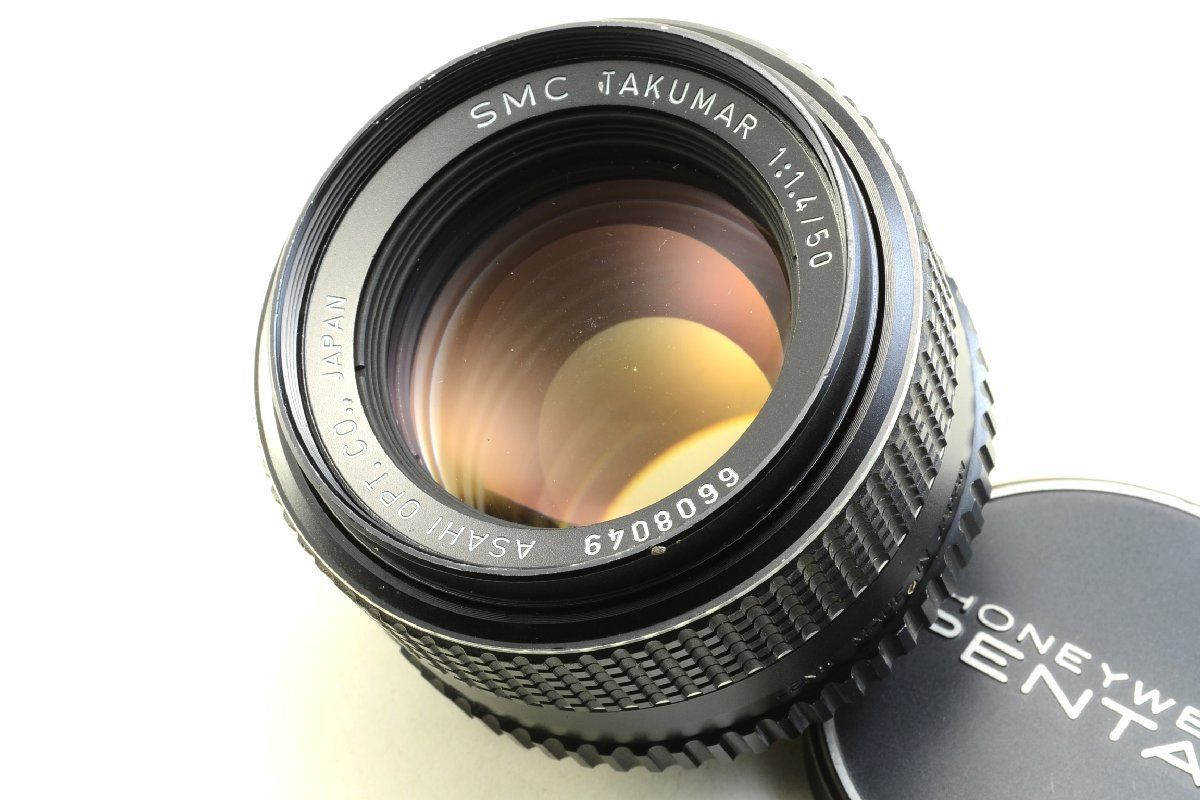 美品ASAHI SMC TAKUMAR 50mm 1.4+アダプター SMC Takumar 50mm F1.4 SONY E