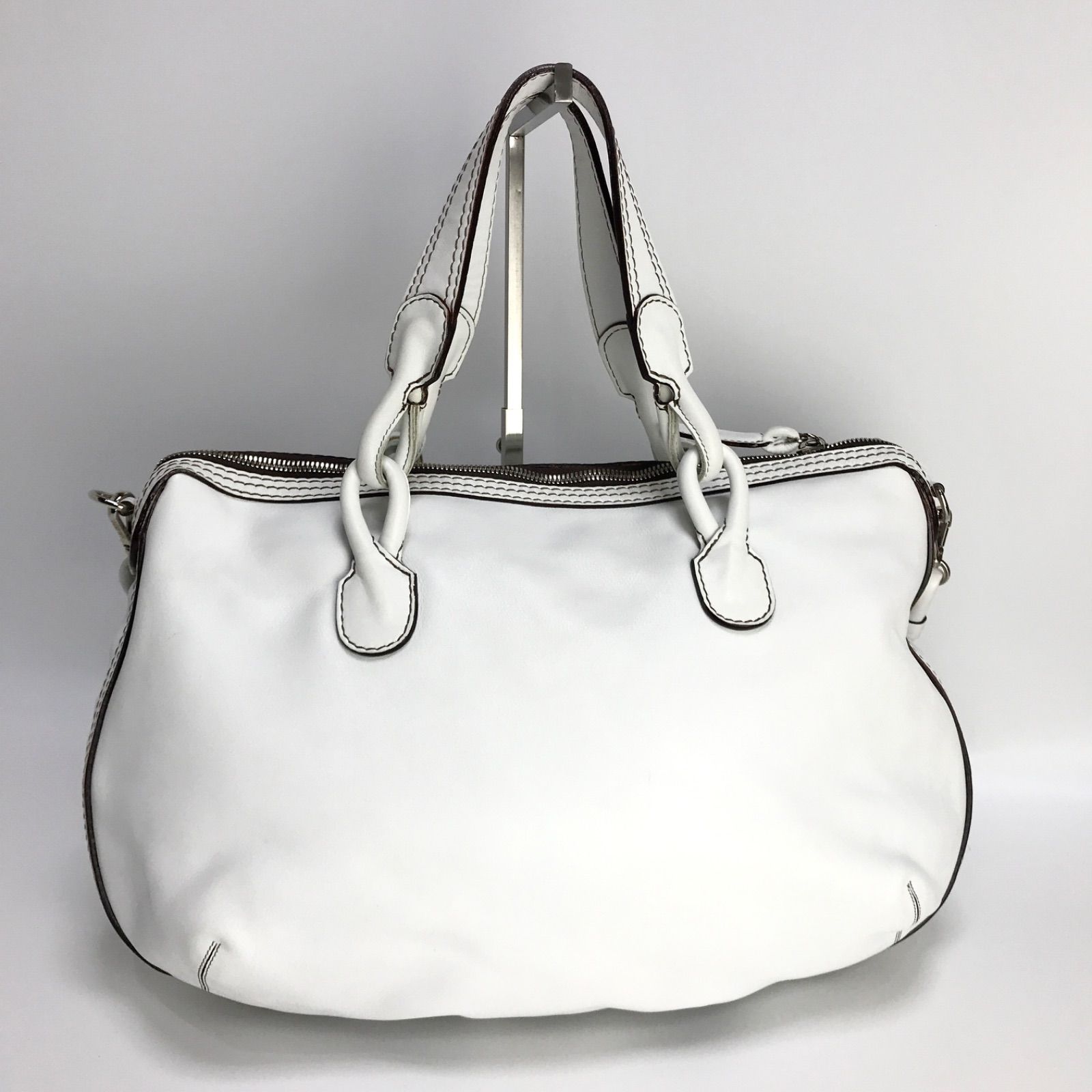 美品】LOEWEロエベレザー2WAYショルダーバッグハンドルバッグ - メルカリ