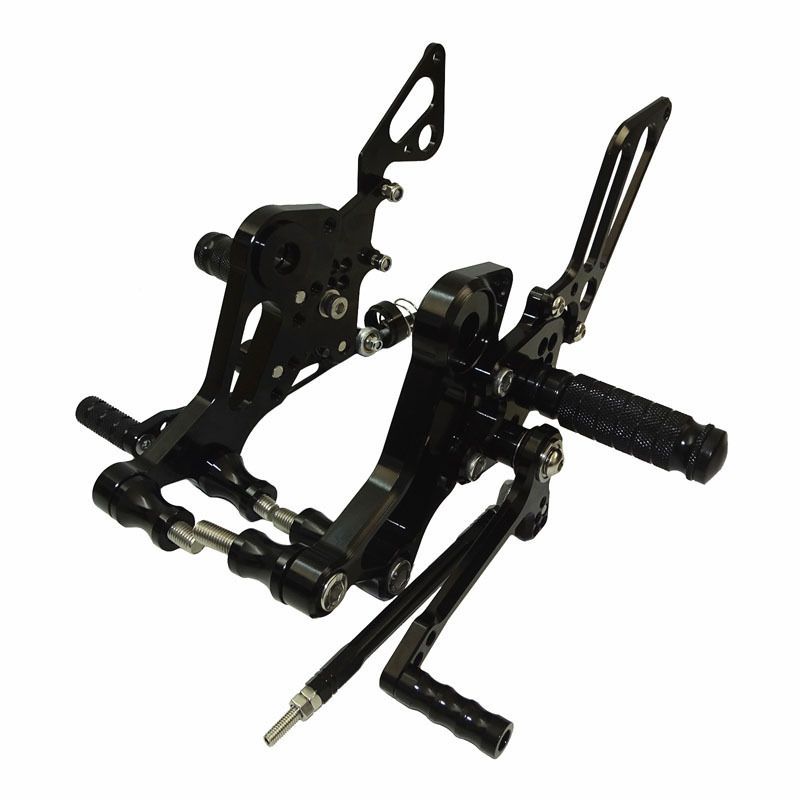 DUCATI モンスター696 795 796対応 バックステップ フットペグセット 足元の操作性向上に ブラック シルバー レッド