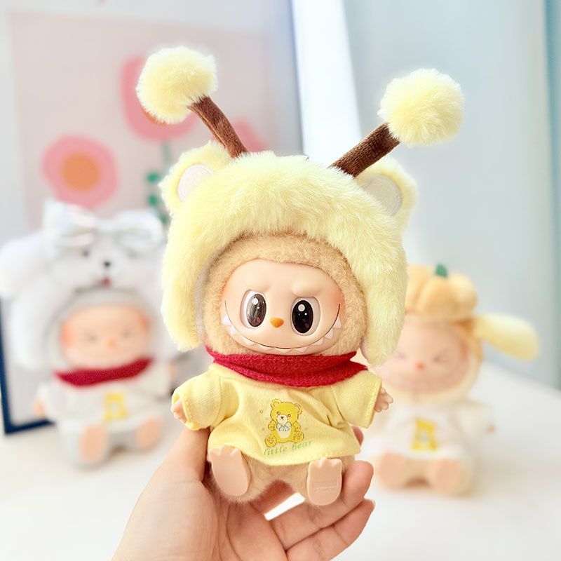labubu ぬいぐるみ 服 着せ替え LABUBU ラブブ labubu17cm 熊
