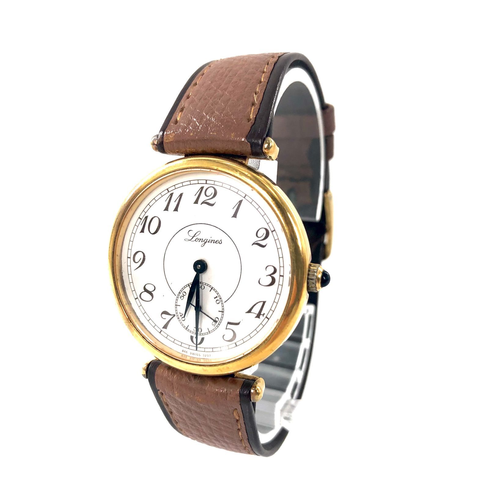 LONGINES ロンジン 846 3207 SS×レザー/手巻き スモールセコンド