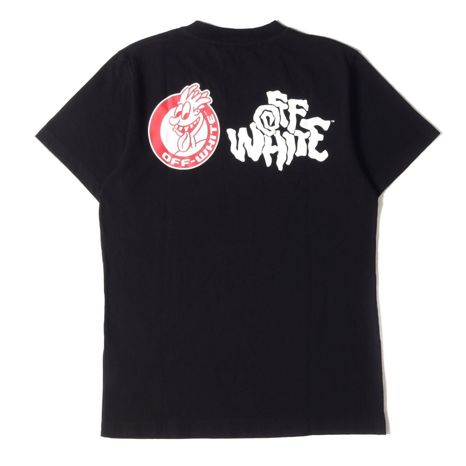 OFF-WHITE オフホワイト Tシャツ グラフィック プリント クルーネックT 