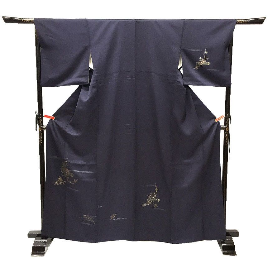 京やB100 正絹 特選 訪問着 牡丹 梅 椿 菖蒲 菊 四季の花