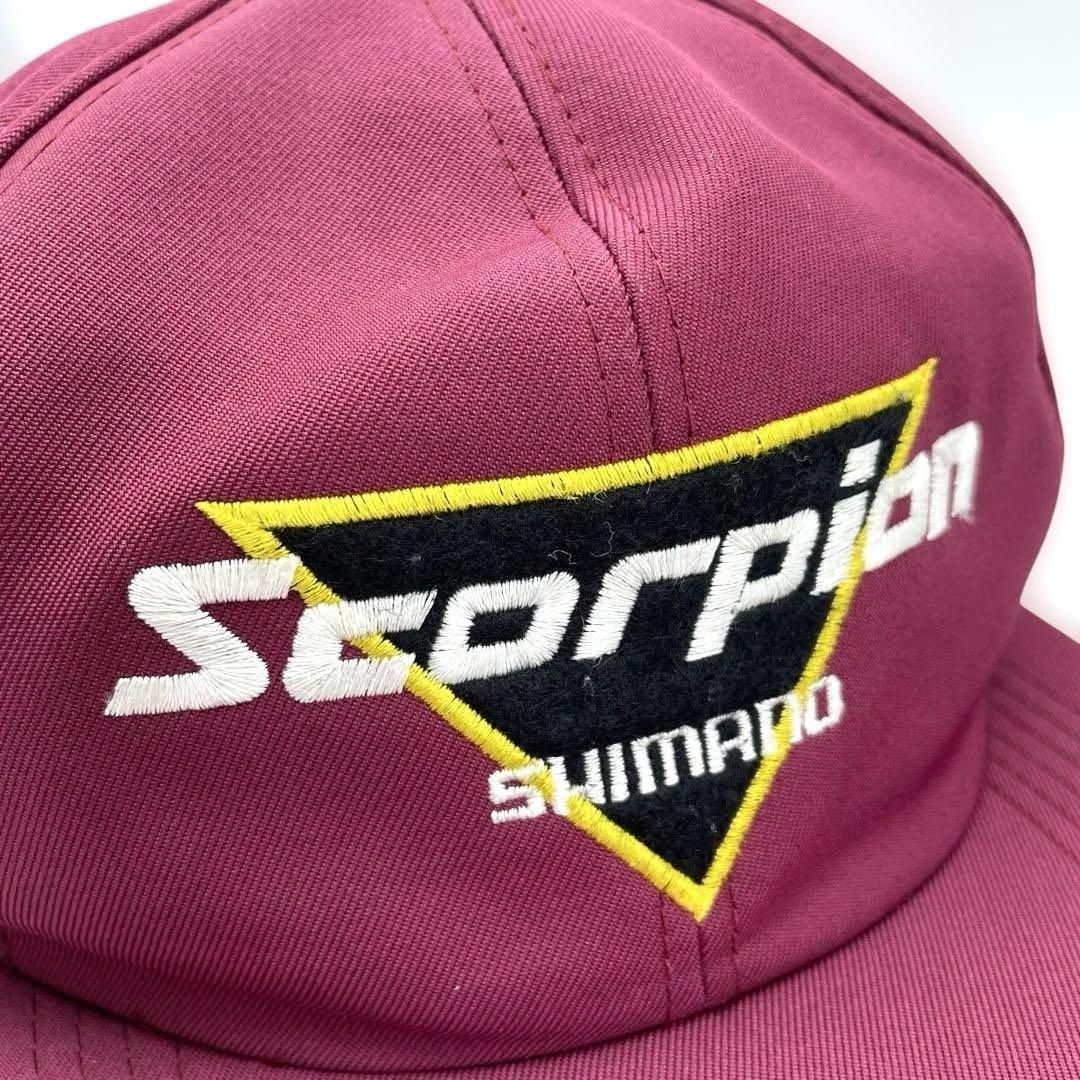 シマノ スコーピオン 帽子　SHIMANO Scopion あずき色ヴィンテージ シマノ スコーピオン 帽子 SHIMANO Scopion あずき色 釣り