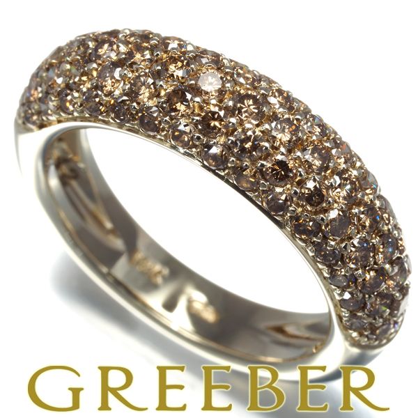 GSTV K18YG ブラウンダイヤモンド ストレッチリング BRD 約0.32ct gstv
