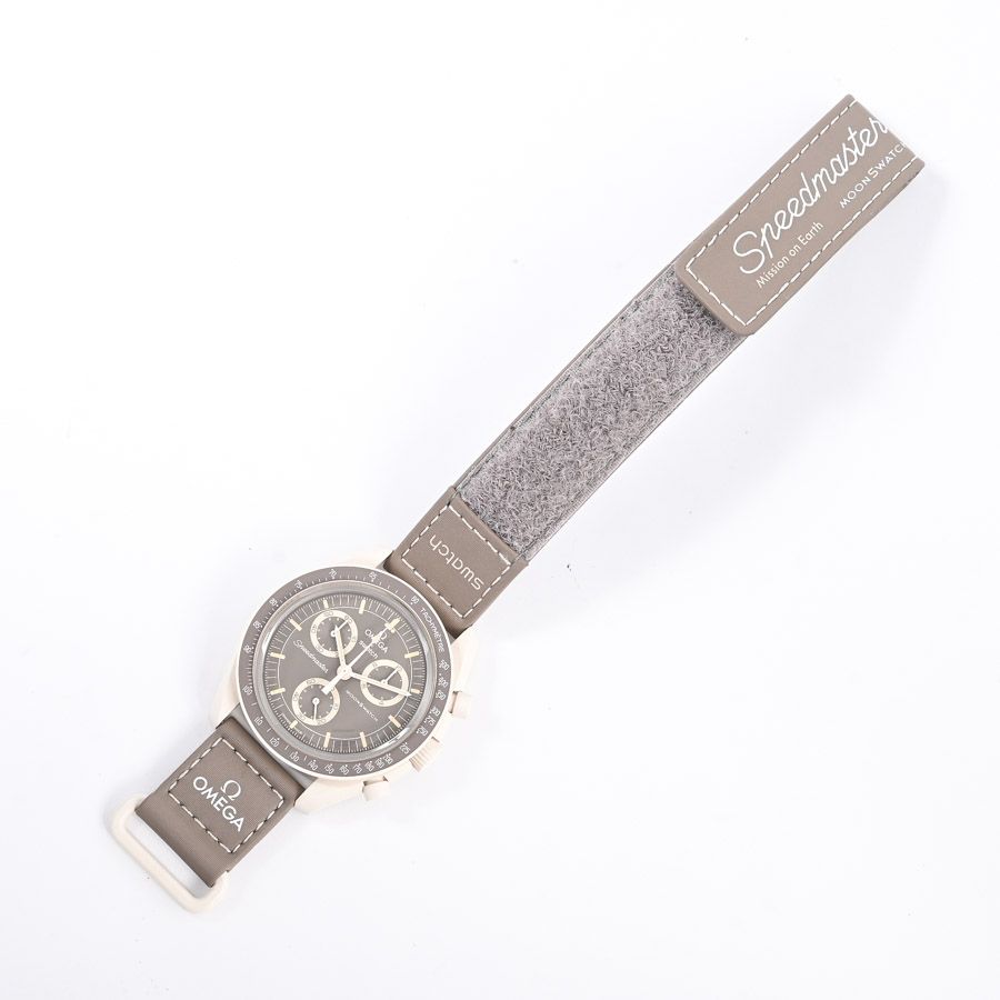 時計 MISSION ON EARTH-DESERT SO33T103 Swatch x Omega Bioceramic Moonswatch Mission On Earth Desert