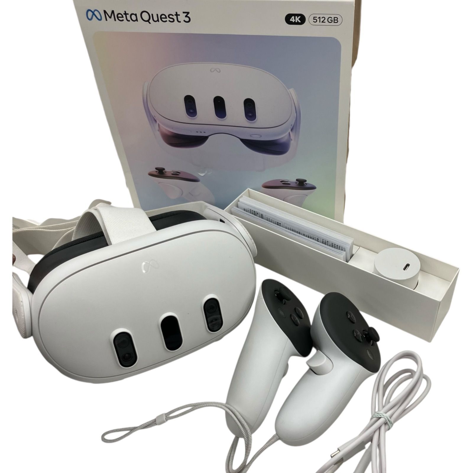 186002 現状品 Meta メタ MetaQuest3 VRヘッドセット ホワイト