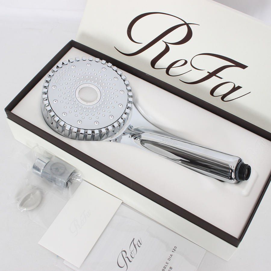 MTG ReFa FINE BUBBLE DIA 120 RS-AN-15B シルバー シャワーヘッド リファ ファインバブル ダイア 本体