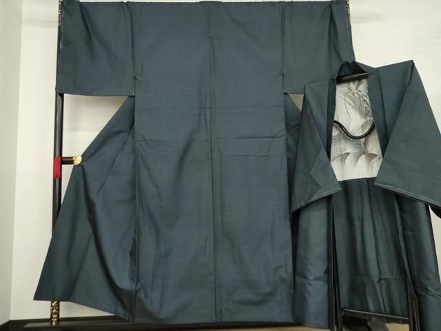 平和屋着物●男性 本場大島紬 アンサンブル 100亀甲 総詰め 正絹 AABA3341ck