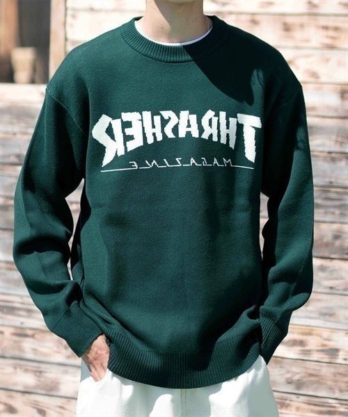 ムラサキ公式】THRASHER/スラッシャー セーター バックワード