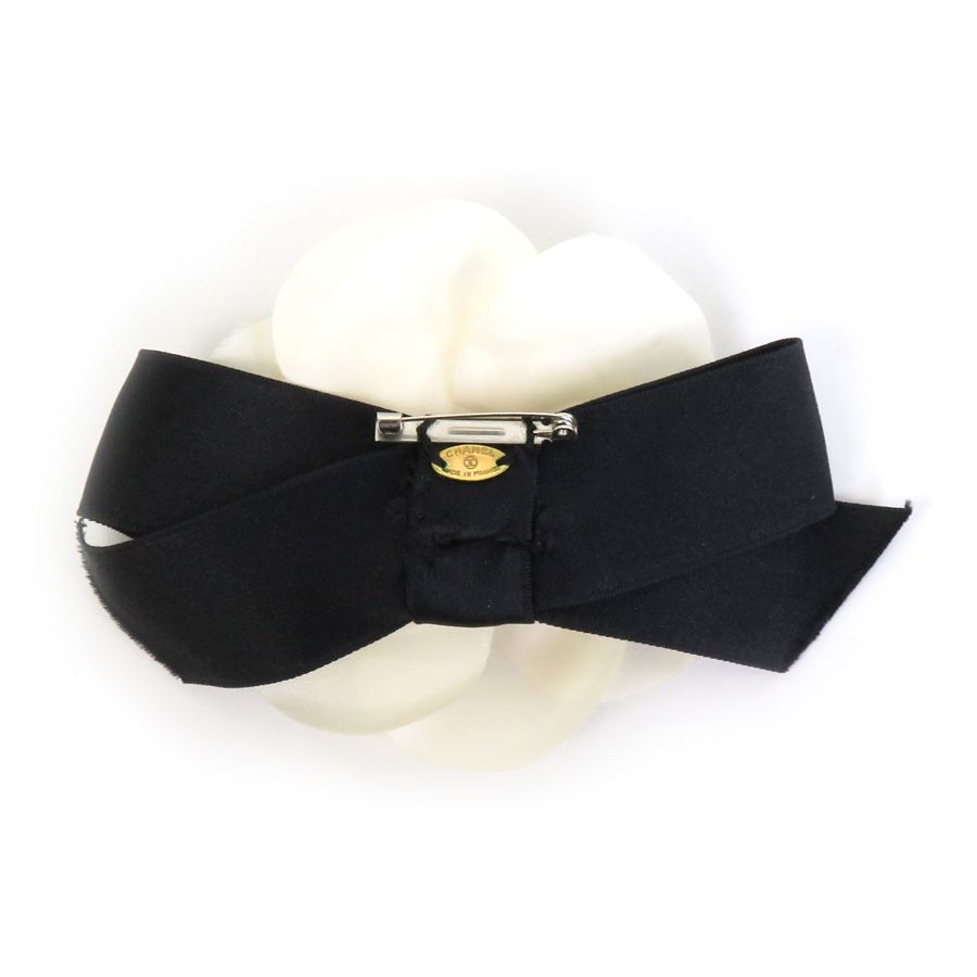 シャネル CHANEL コサージュ ブローチ カメリア リボン - メルカリ