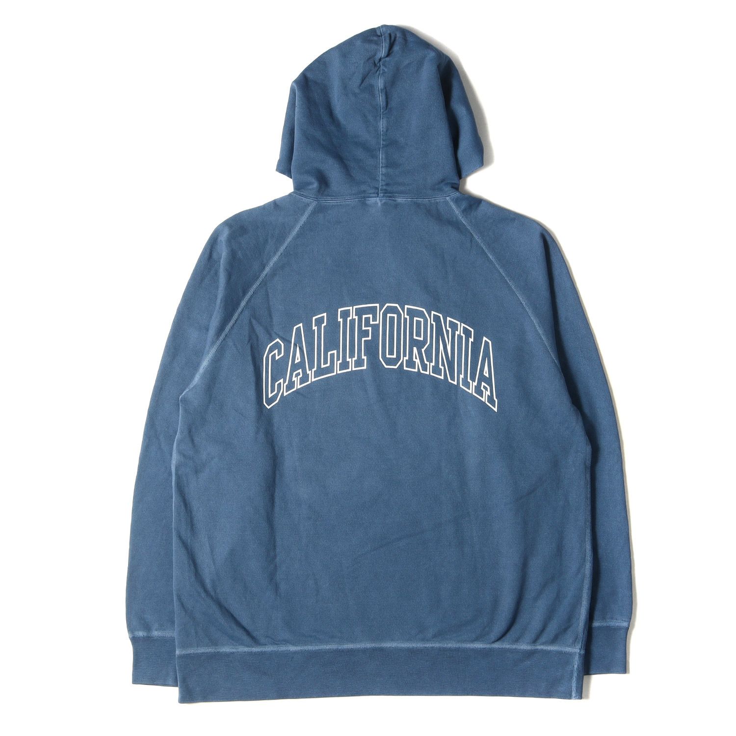 STANDARD CALIFORNIA スタンダードカリフォルニア パーカー サイズ:XL 22SS ロゴ ライトウェイト スウェットパーカー SD  Pima Cotton Hood Sweat フーディー プルオーバー ピグメント染め ブルー 日本製 - メルカリ