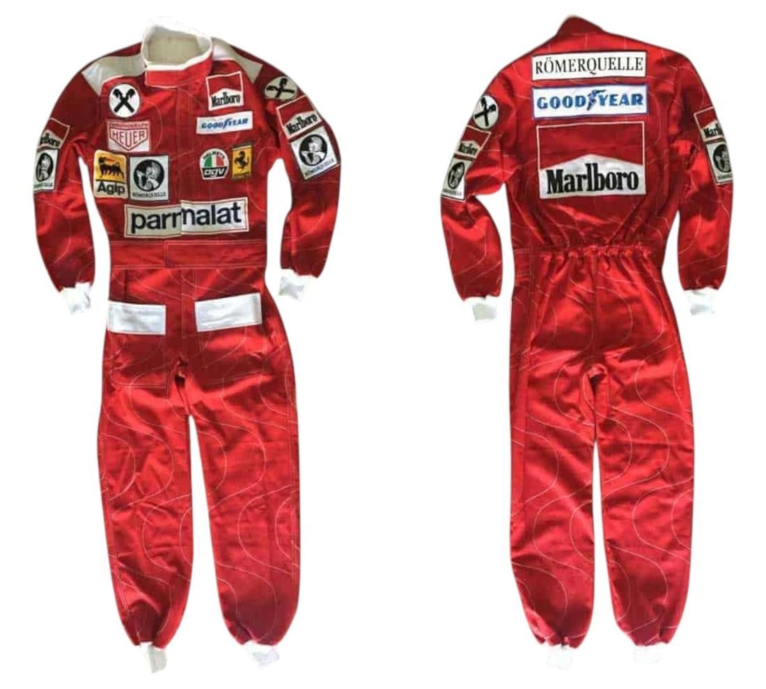 高品質 ニキ ラウダ 1976 レーシングカート レーシングスーツ サイズ各種 レプリカ オーダーメイド 発送予定日 11月17日