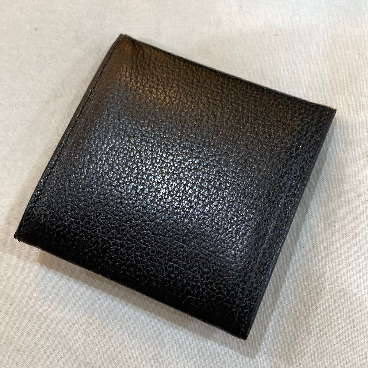 未使用　バーバリー　レザーコインケース 内側ノバチェック　ブラックカラー 未使用保管品 ○バーバリー/BURBERRY○コインケース レザー