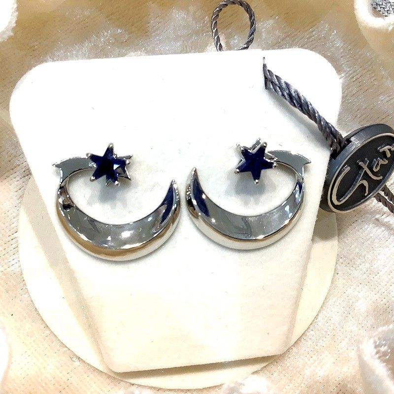 ANNA SUI - 正規 アナスイ クレセントムーン×スター ピアス