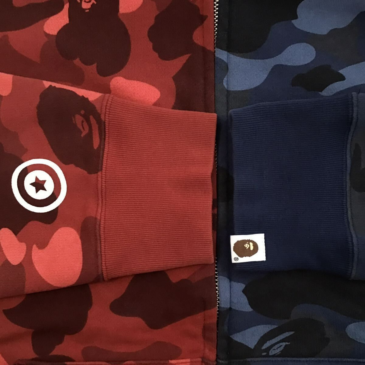 Red camo × Blue camo シャーク パーカー Lサイズ shark full zip  
