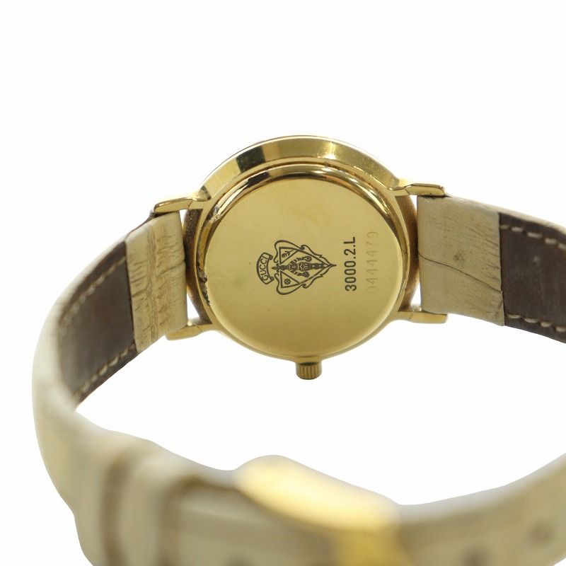 グッチ GUCCI 3000.2.L 腕時計 ウォッチ クォーツ インター