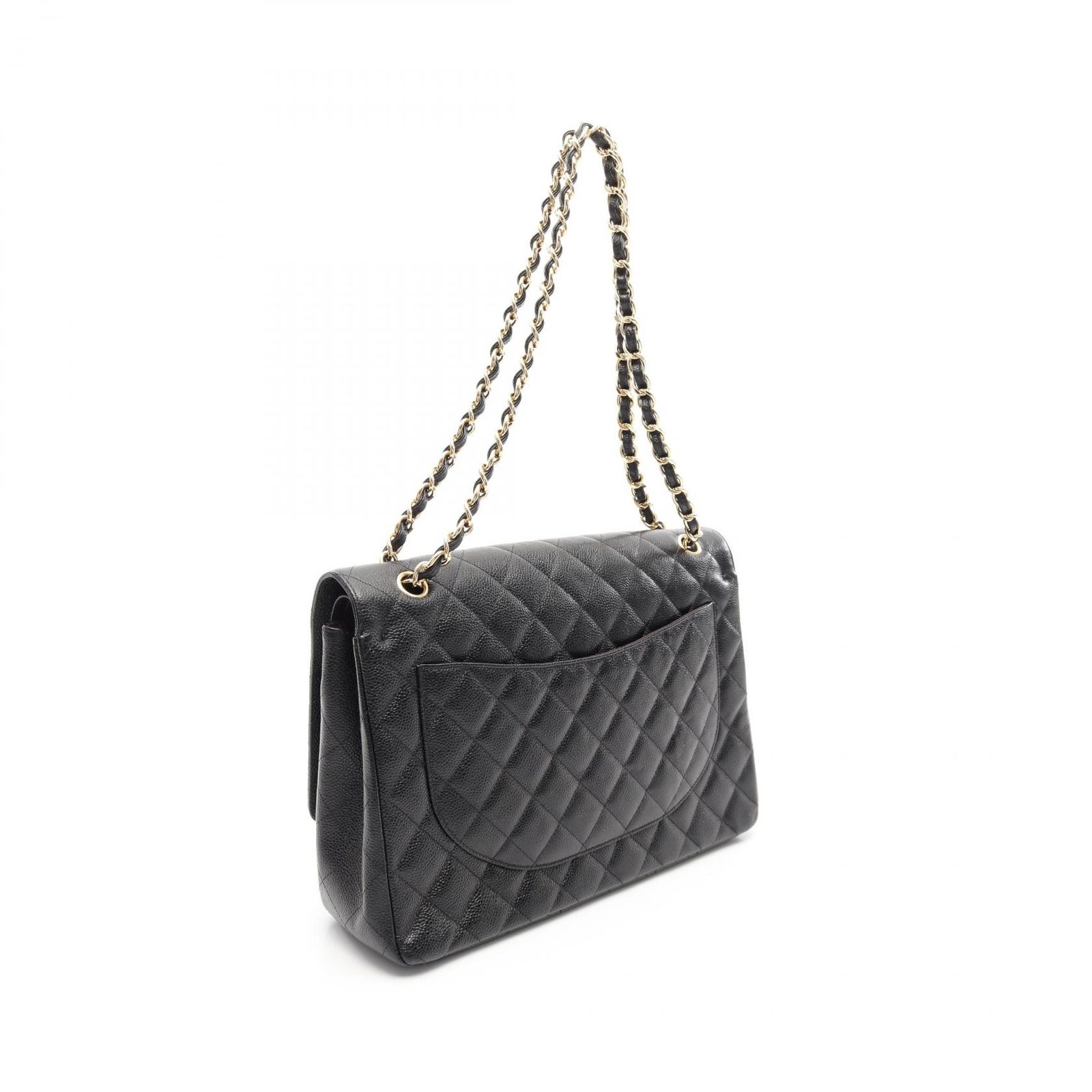 シャネル CHANEL ショルダーバッグ デカマトラッセ34 Wフラップ