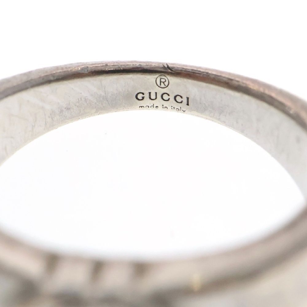 GUCCI (グッチ) インターロッキングG リング 指輪 シルバー 235186