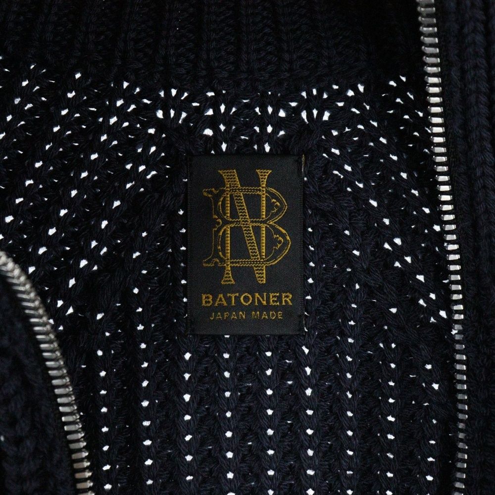 BATONER (バトナ―) 23AW SIGNATURE DRIVERS KNIT シグネチャー  