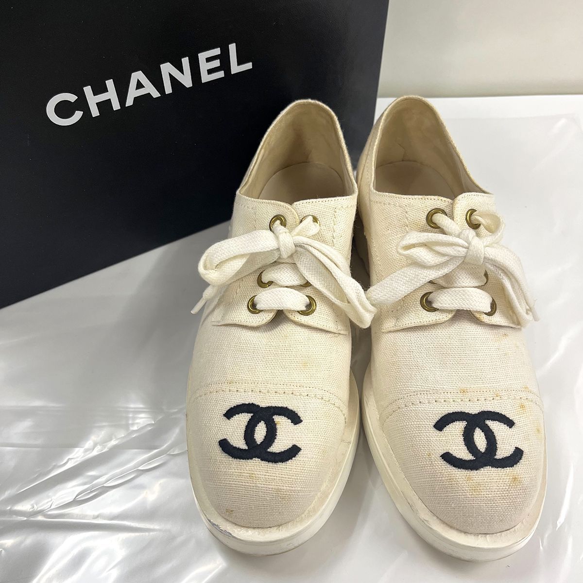 CHANELシャネルスニーカー 36(23cm) 【公式通販】