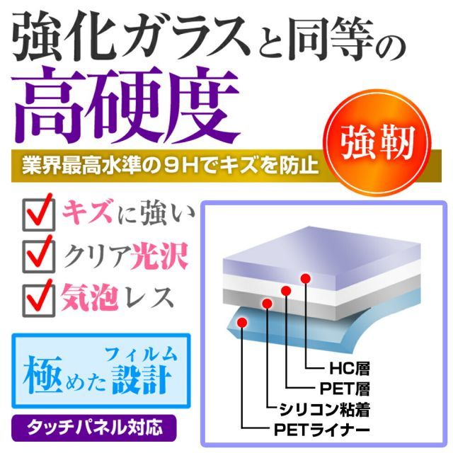 KEIAN KZG14X128BK 14 型ノートPC  保護 フィルム 強化ガラス と 同等の 高硬度9H メール便送料無料