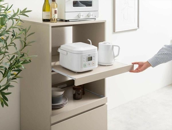 幅55cm 北欧風 レンジ台 レンジボード ラック コンパクト シンプル ナチュラル NEXPOTALLINN_EU