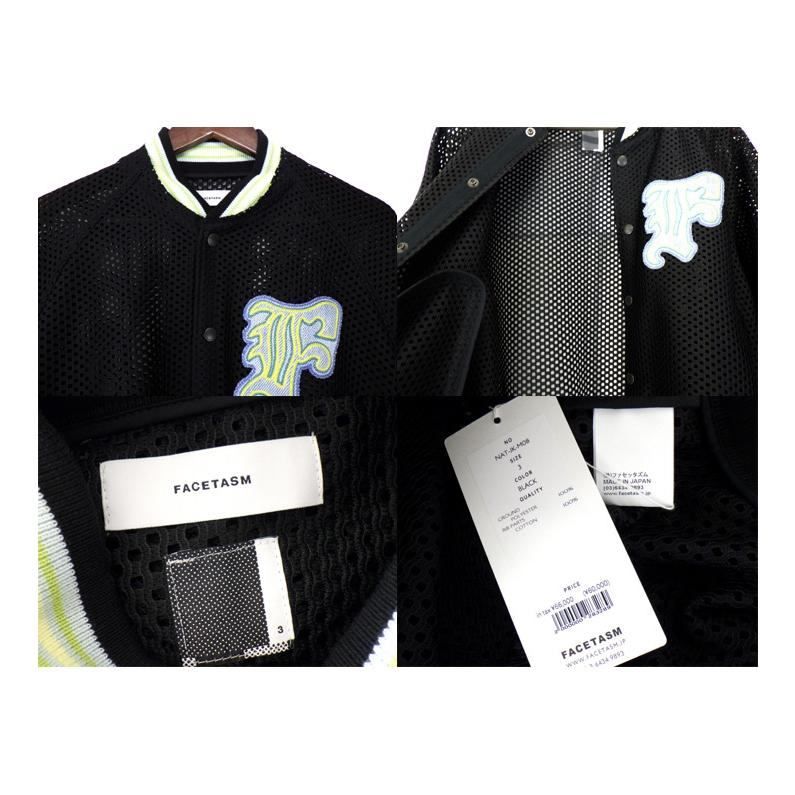 ファセッタズム FACETASM 25SS 【 NAT-JK-M08 MESH STADIUM JACKET  