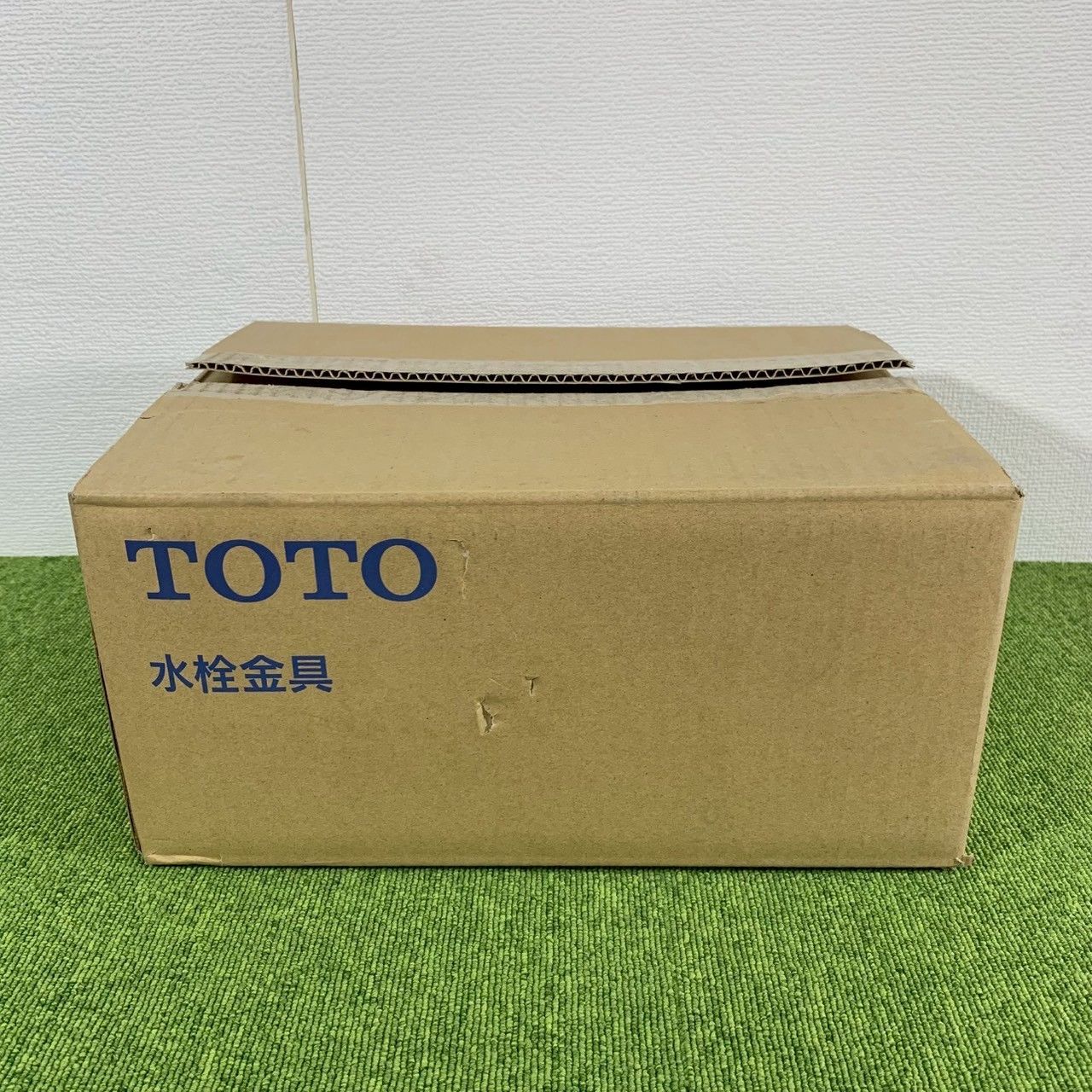 開封品 TOTO トウトウ TMS27C 浴室用水栓 台付き 2ハンドル混合水栓 一時止水付 スプレー D1879