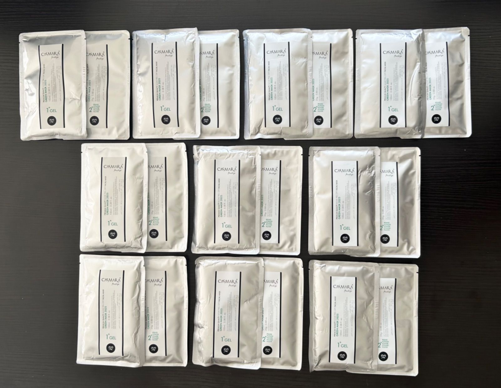 カスマラマスク パック グリーン2025 10回分 鎮静 ¥1 100 フェイスパック