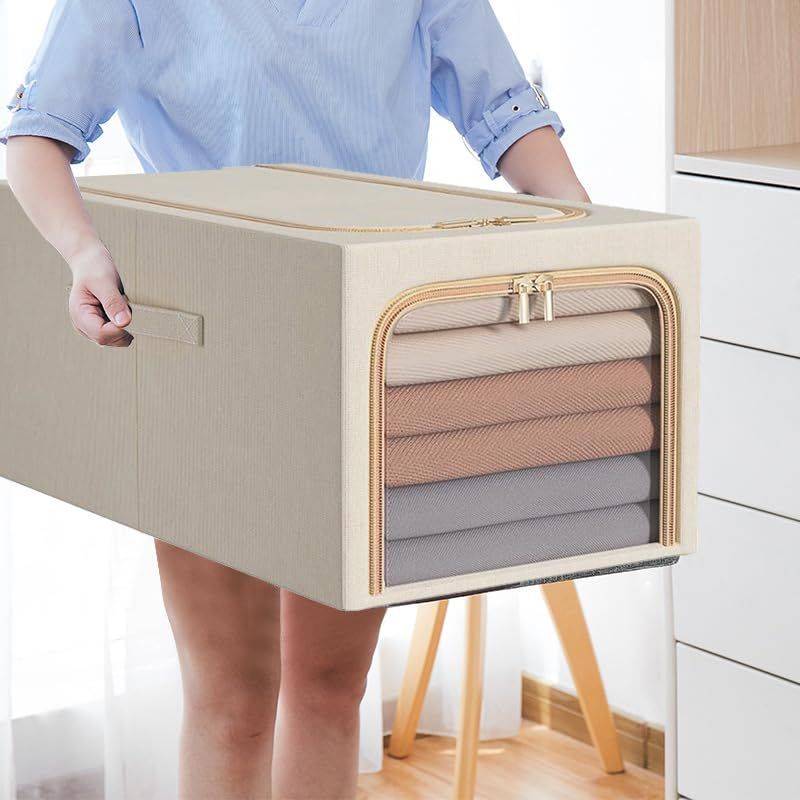 衣装　収納　ケース　クローゼット　グレー like-it クローゼットシステム 引出し S 4個組 グレー｜寝室