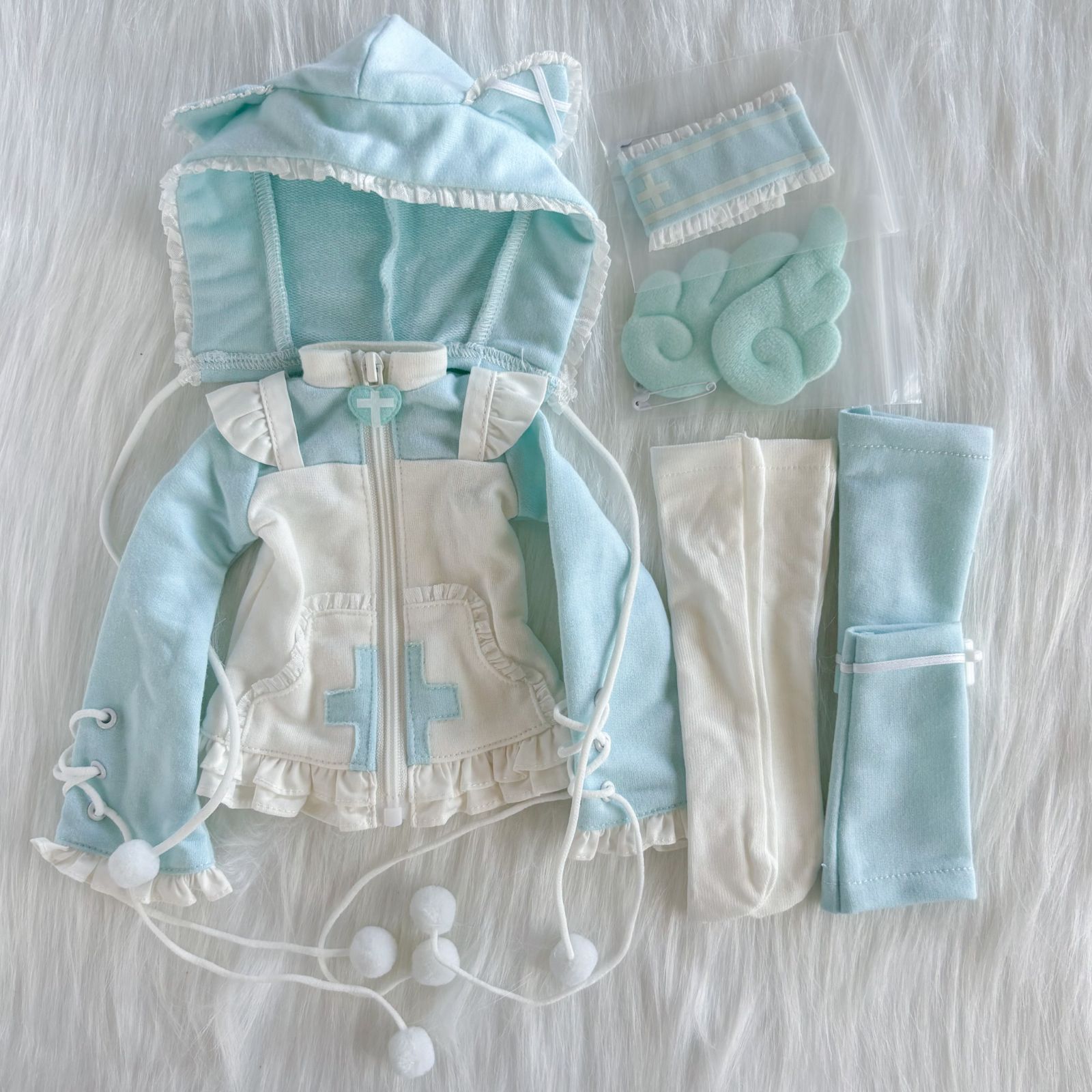 海外ディーラー製 ドール服 MDD 1/4 天使界隈 アウトフィット