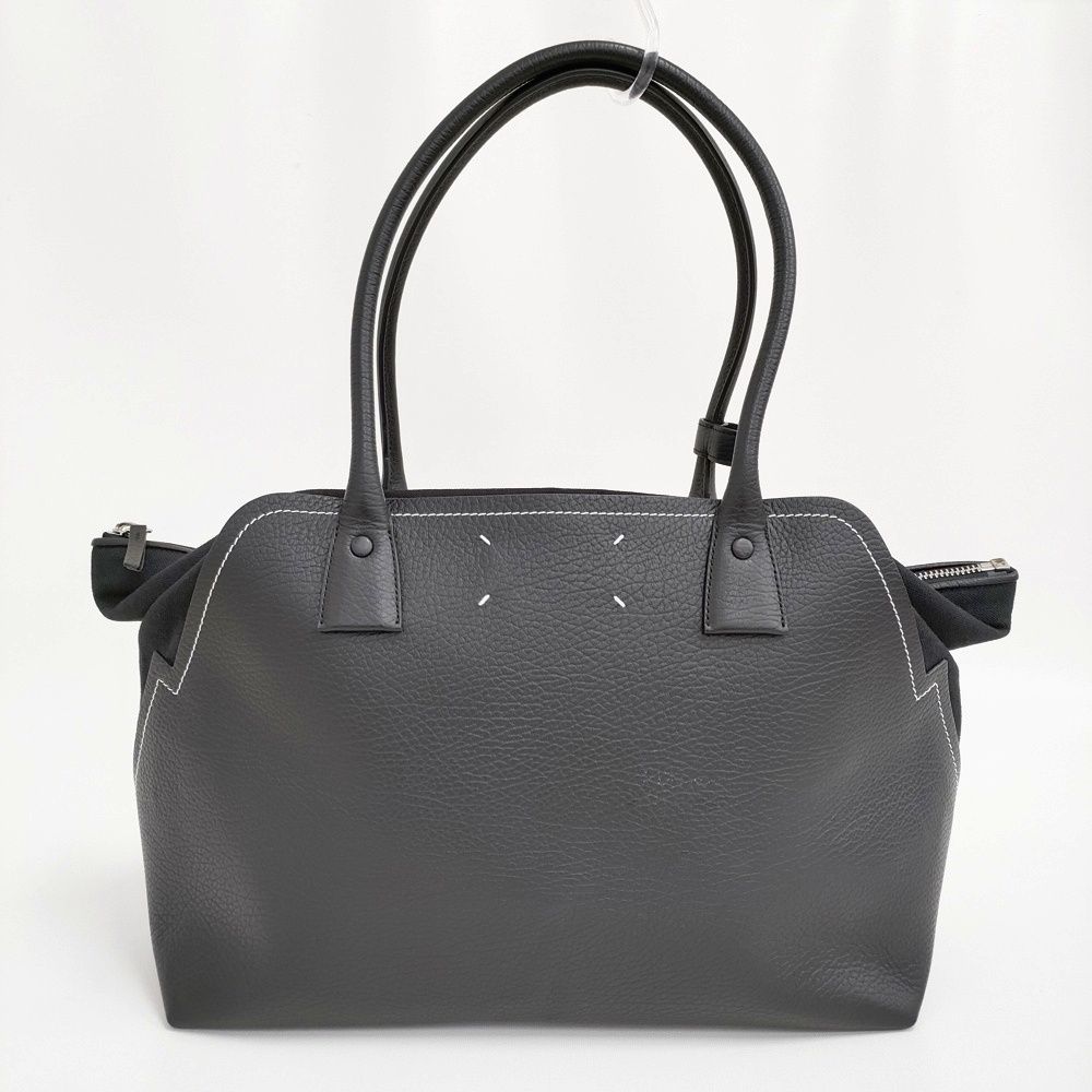 MAISON MARGIELA 5AC ショッピングトート ラージ  SB1WC0013 P4348 トートバッグ ブラック レディース メゾンマルジェラ【中古】5-0718G♪ MAISON MARGIELA 5AC ショッピングトート ラージ SB1WC0013 P4348