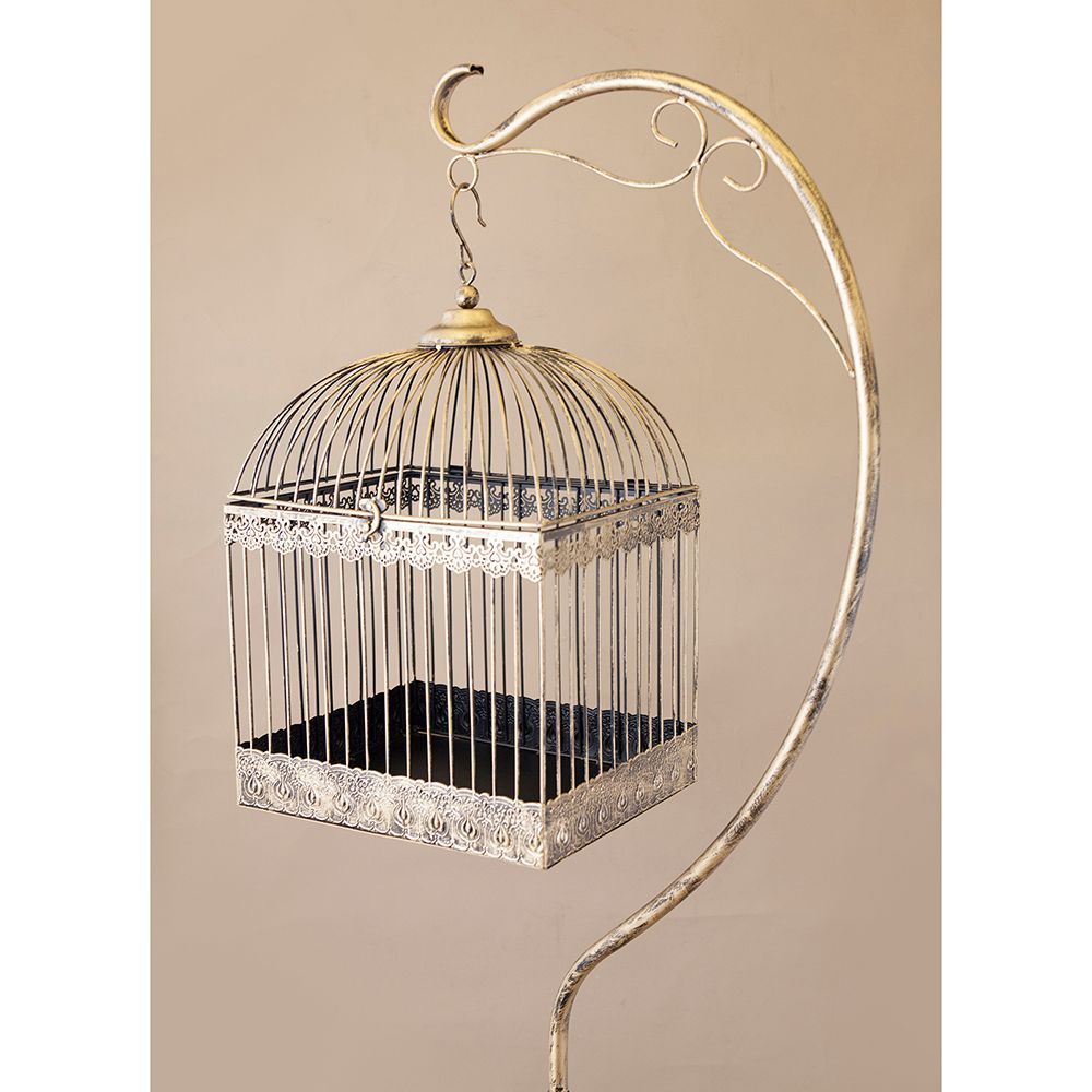 French Iron】フレンチアイアン ハンギングスタンド 鳥かご掛け ケージ