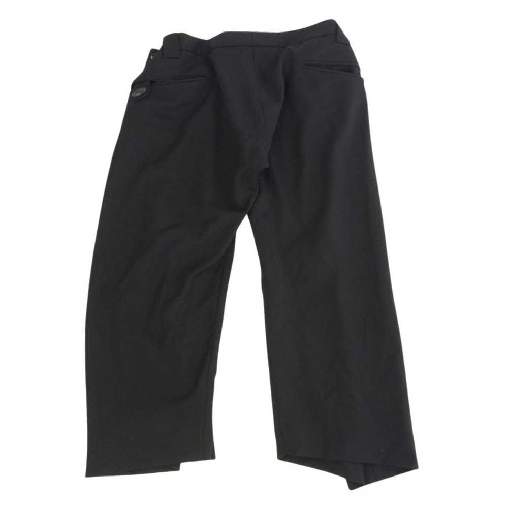 ANREALAGE アンリアレイジ スナップ ワイドパンツ ブラック系 38【中古