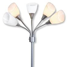 Light Accents メデューサ シルバー フロアランプ アクリルシェード