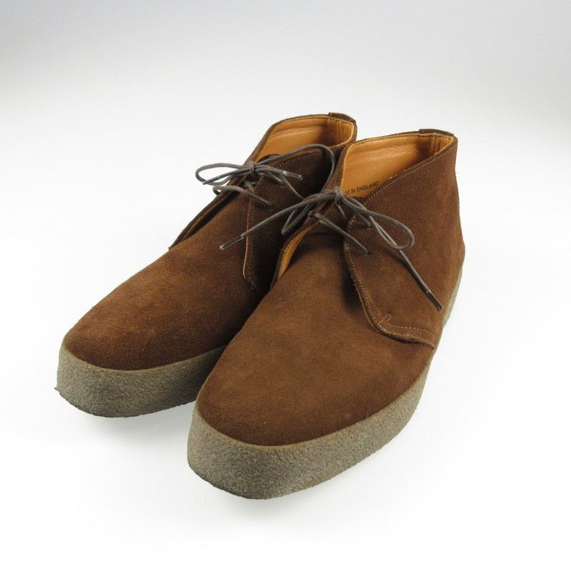 【姫路東店】 中古 SANDERS | サンダース ブーツ BRIT CHUKKA Suede 150TH ANNIVERSARY 9877PSS サイズ：8 1/2  ブラウン 【127】