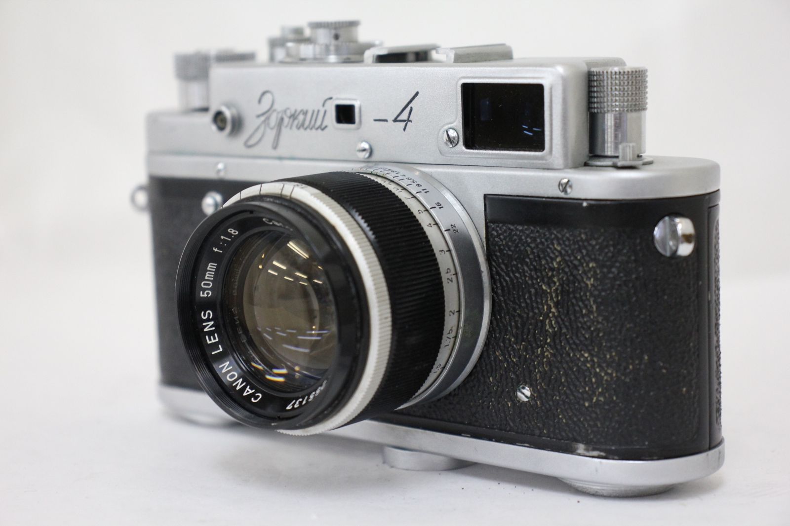 訳あり品 ゾルキー Zorki-4 CANON 50mm F1.8 レンジファインダー カメラ e2858