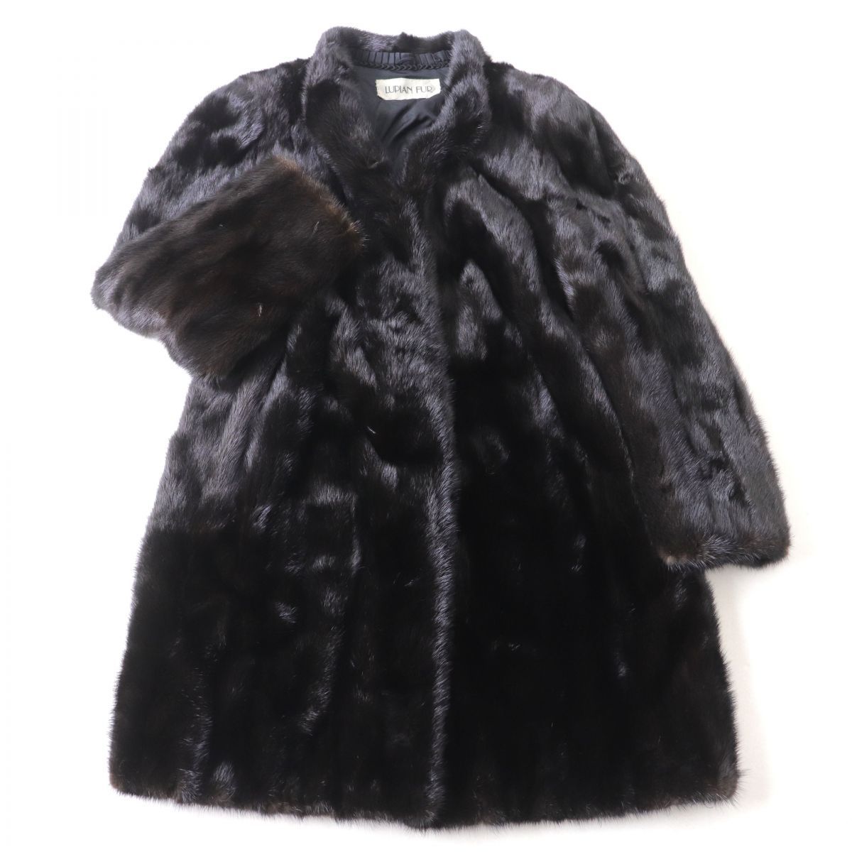 極美品☆LUPIAN FUR ルピアンファー MINK ミンク 逆毛 本毛皮コート 