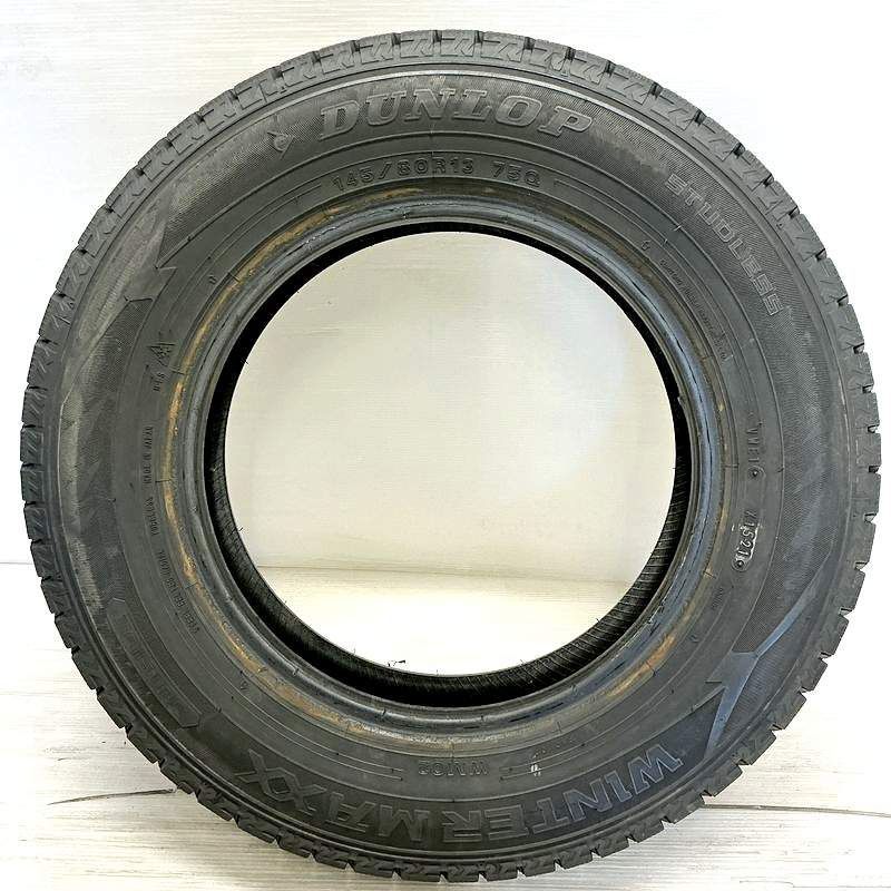 145 80R13 DUNLOP WINTER MAXX WM02 4本 スタッドレスタイヤ ダンロップ ウインターマックス WM02 モコ キャロル フ ワゴン プレオ アルト MRワゴン などに タイヤ 13インチ