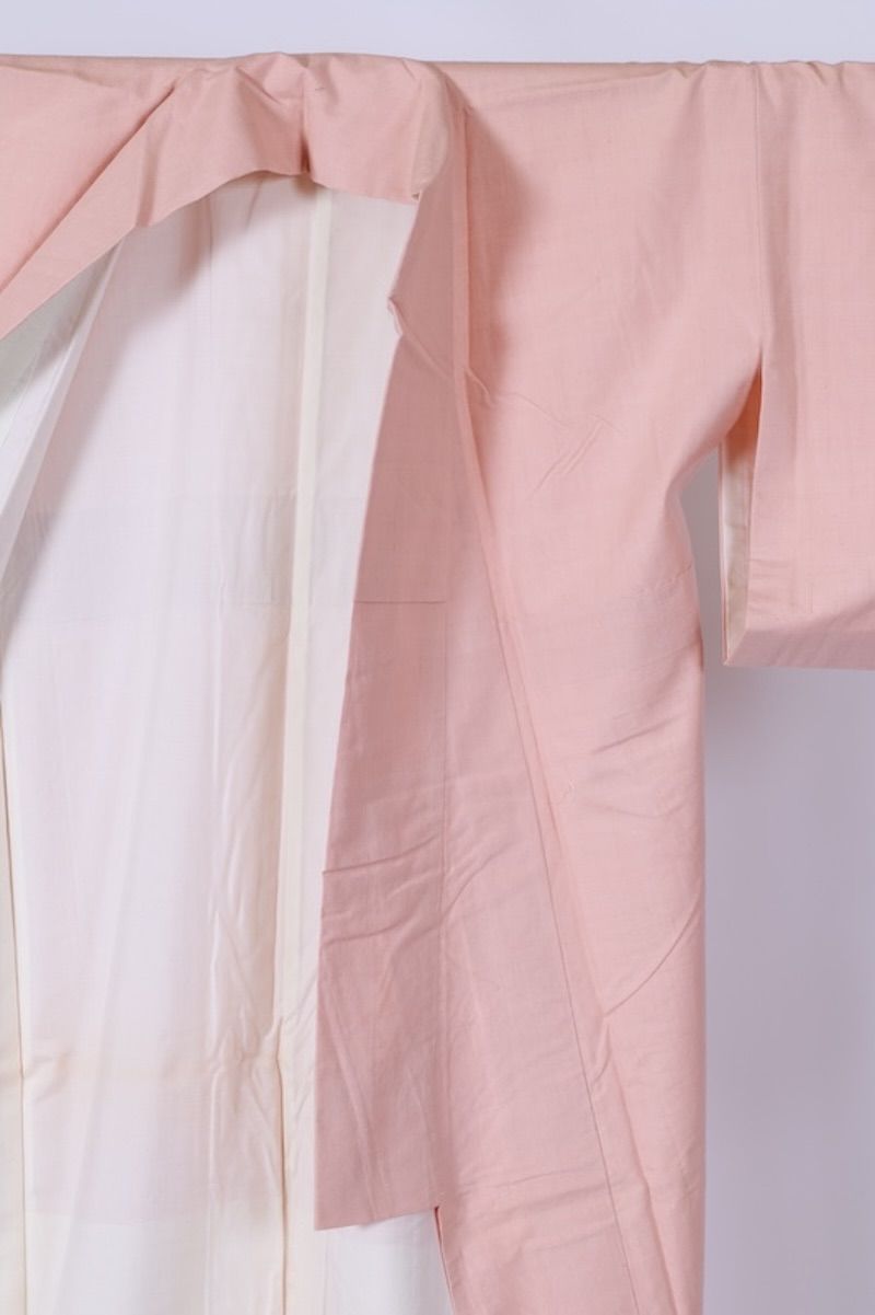 本結城色無地 桜色 高機 - メルカリ 