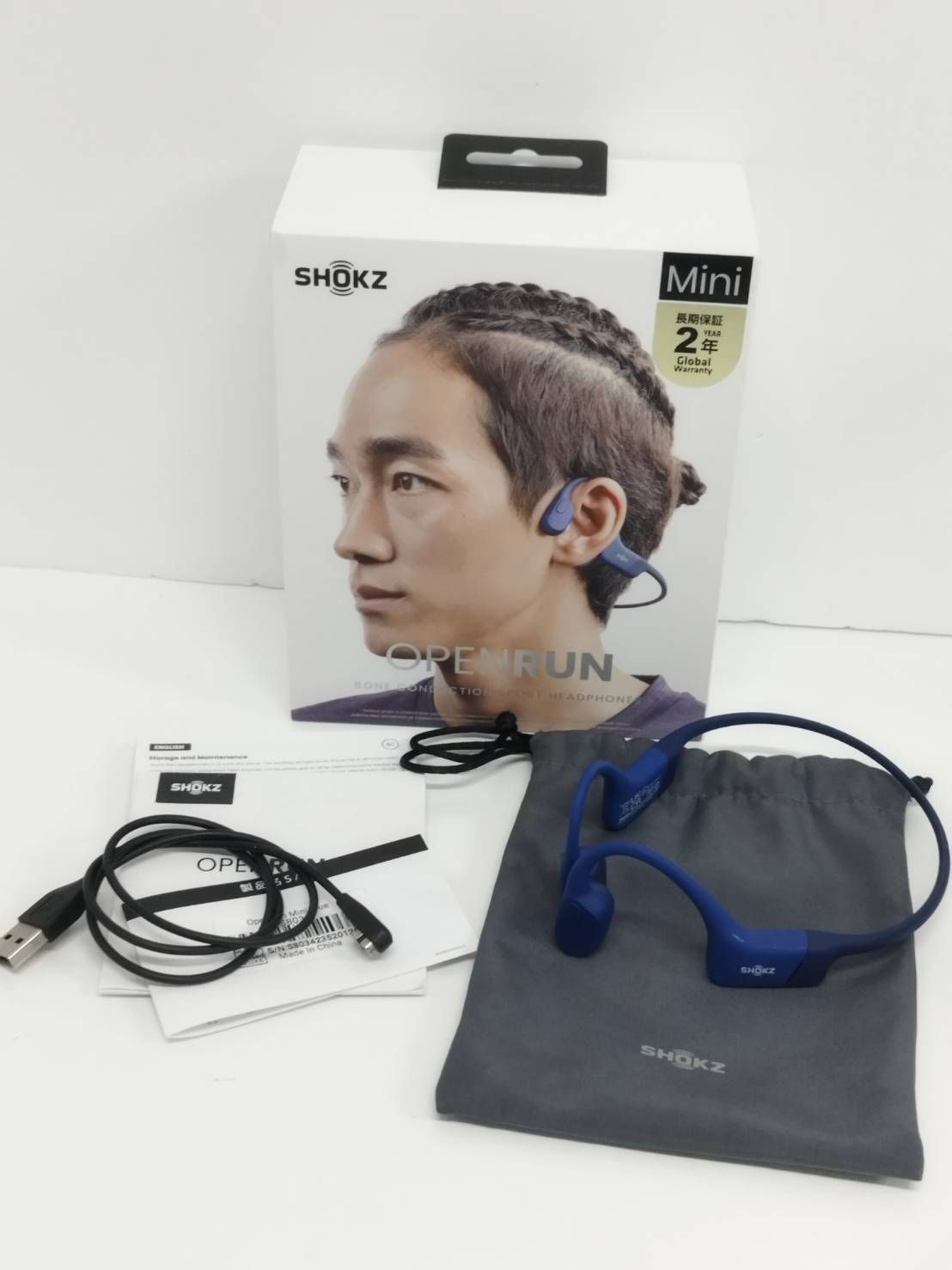 SHOKZ OPENRUN S803骨伝導イヤホン ブルー Shokz、骨伝導イヤホン「OpenRun Mini」新色ブルーの発売日を