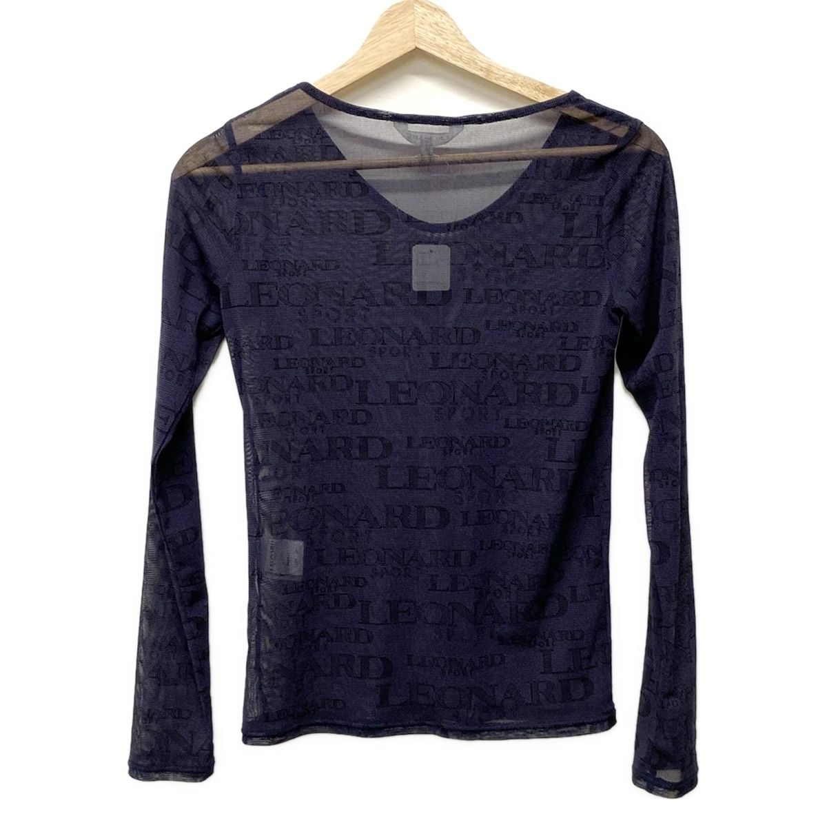 レオナール LEONARD 長袖セーター サイズ40 M ピンク×黒 レディース ジップアップ/SPORT 美品 トップス LEONARD SPORT(レオナールスポーツ) 長袖セーター サイズ40 M