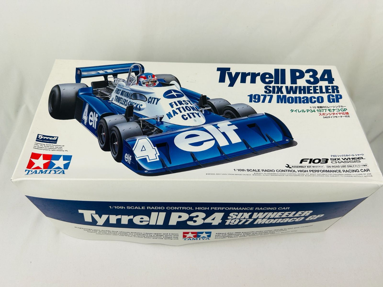 タミヤ　1/10　RC　タイレルP34　組立キット　&　スポンジタイヤ・ホイール Amazon.co.jp: タミヤ RC特別企画商品 1/10 電動RCカー タイレル