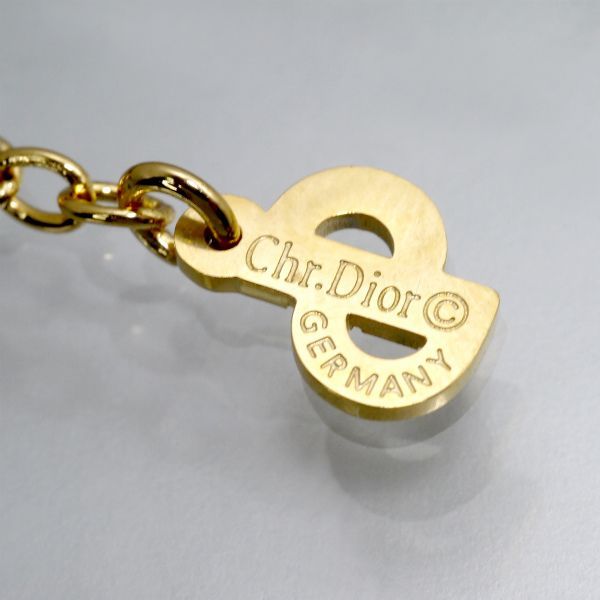 Dior Vintage CDロゴリボンネックレス（ゴールド） - メルカリ