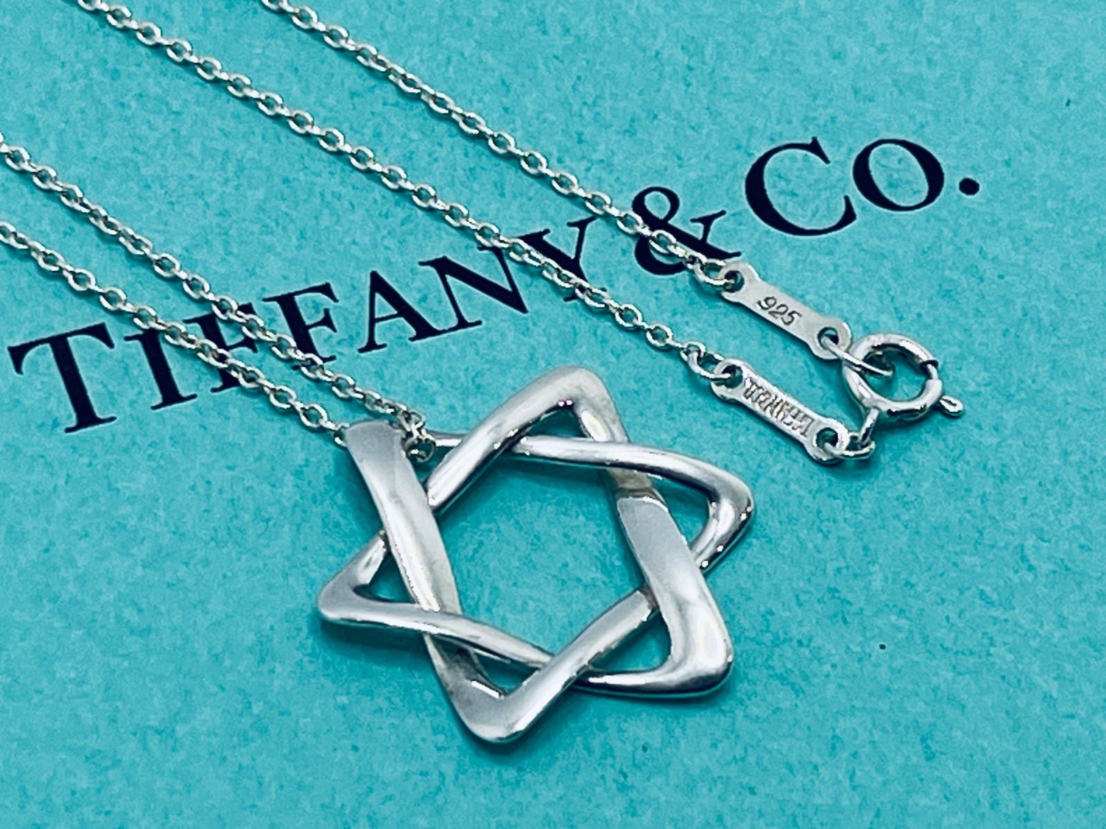 a104 美品 Tiffany&Co. ティファニー スター オブ ダビデ ロング