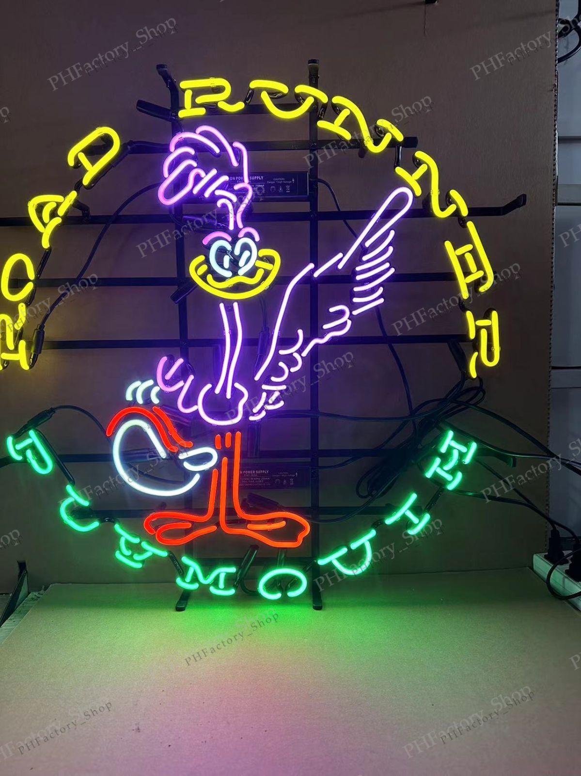 ロードランナー ROAD RUNNER ネオンサイン室内装飾ネオン管 プリムス ロードランナー ROAD RUNNER ネオンサイン室内装飾ネオン管